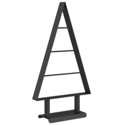 Vidaxl Metal Christmas Tree With Stand Black 60 Cm Steel - thumbnail 2