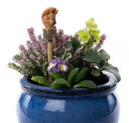 Jardinopia Beatrix Potter Squirrel Nutkin Cane Or Stake Topper (Ccbp0006C) - L3.5 X W3.5 X H8.5 Cm - thumbnail 2