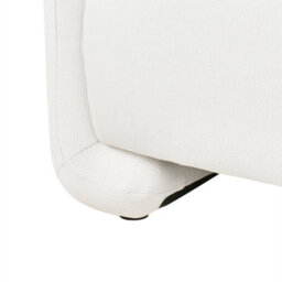 Beliani  Armchair Saland Fabric White - thumbnail 8