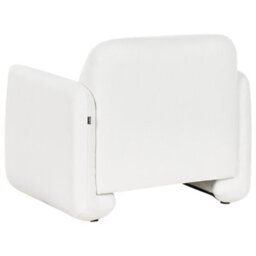 Beliani  Armchair Saland Fabric White - thumbnail 5
