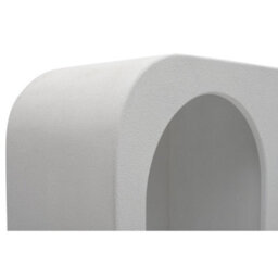 Wyld Haus Atlanta White Sculptural Bookcase With Arched Open Shelving - thumbnail 3