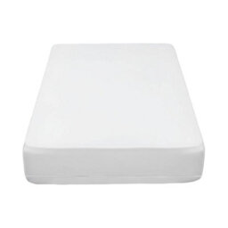 Living And Home Single Size Waterproof Fully Mattress Encasement Protector Jersey Knit Fabric Pure White 90Cm X 190Cm X 40Cm - thumbnail 2
