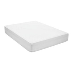 Living And Home Single Size Waterproof Fully Mattress Encasement Protector Jersey Knit Fabric Pure White 90Cm X 190Cm X 40Cm - thumbnail 5