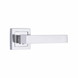 Golden Grace 1 Set Delta Design Bathroom Door Handle Set Polished Chrome Finish - thumbnail 4