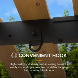 Sunjoy Outdoor Steel Pergola Marao - 313Cm X 191Cm - thumbnail 4