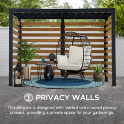 Sunjoy Outdoor Steel Pergola Marao - 313Cm X 191Cm - thumbnail 2