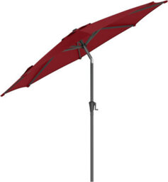 Songmics Parasol Umbrella, Sun Shade, Tilt In 2 Directions, Crank Handle, For Outdoor Gardens, Base Not Included, Red - thumbnail 7
