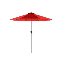 Songmics Parasol Umbrella, Sun Shade, Tilt In 2 Directions, Crank Handle, For Outdoor Gardens, Base Not Included, Red - thumbnail 6