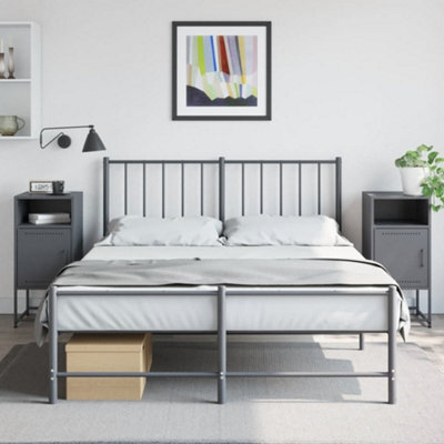 Berkfield Bedside Cabinets 2 Pcs Anthracite 36X39X78 Cm Steel - image 1