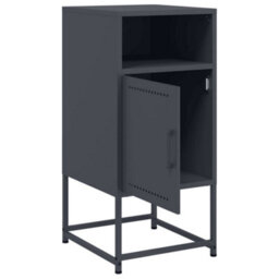 Berkfield Bedside Cabinets 2 Pcs Anthracite 36X39X78 Cm Steel - thumbnail 9