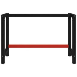 Walplus Work Bench Frame Metal 120X57X79 Cm Black And Red - thumbnail 2