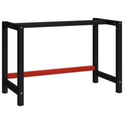 Walplus Work Bench Frame Metal 120X57X79 Cm Black And Red - thumbnail 1