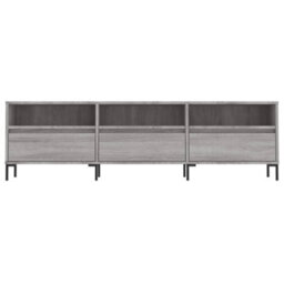 Berkfield Tv Cabinet Grey Sonoma 150X30X44.5 Cm Engineered Wood - thumbnail 5