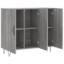 Vidaxl Sideboard Grey Sonoma 90X34X80 Cm Engineered Wood - thumbnail 5