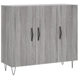 Vidaxl Sideboard Grey Sonoma 90X34X80 Cm Engineered Wood - thumbnail 2