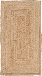 GoodHome Melua Natural Reversible Small Rug, (L)110Cm X (W)60Cm - thumbnail 1
