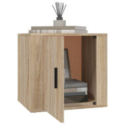 Berkfield Elegant Bedside Cabinets 2 Pcs Sonoma Oak 50X39X47 Cm - thumbnail 4