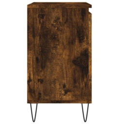 Berkfield Industrial Bathroom Cabinet Smoked Oak 58X33X60 Cm Engineered Wood - thumbnail 6