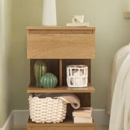 Sobuy Fbt49-N,bedside Table Night Stand Wood End Table Coffee Table,wood Veneer,w39Xd39Xh65 - thumbnail 5