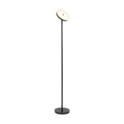 Living And Home 36W Black Metal Dimmable Floor Lamp With Remote Control, 3 Adjustable Color Temperatures - thumbnail 2