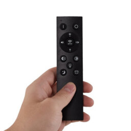 Living And Home 36W Black Metal Dimmable Floor Lamp With Remote Control, 3 Adjustable Color Temperatures - thumbnail 8