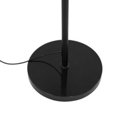 Living And Home 36W Black Metal Dimmable Floor Lamp With Remote Control, 3 Adjustable Color Temperatures - thumbnail 6