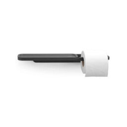 Brabantia - Mindset Toilet Roll Holder With Shelf - Fits All Regular Sizes - Wall-Mounted - Corrosion Resistant - Bathroom