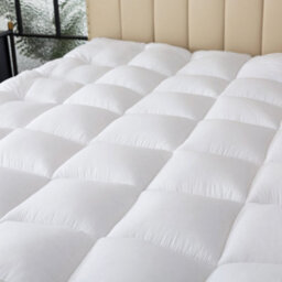 CHILIMILII Microfibre Mattress Toppers 5Cm Deep Thick Elastic Corner Box Stitched Soft Hotel Quality Anti Allergenic Mattress Protector - thumbnail 3