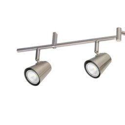 Urbn-Living Urbn Living Travale 6 Arm Led Ceiling Modern Bar Light Fixture Gu10 Satin Nickel - thumbnail 6