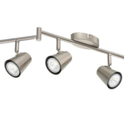 Urbn-Living Urbn Living Travale 6 Arm Led Ceiling Modern Bar Light Fixture Gu10 Satin Nickel - thumbnail 5