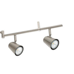 Urbn-Living Urbn Living Travale 6 Arm Led Ceiling Modern Bar Light Fixture Gu10 Satin Nickel - thumbnail 4