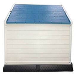 Huggle Pets Hugglepets Plastic Dog Kennel With Base (413) (Blue Roof) - thumbnail 7