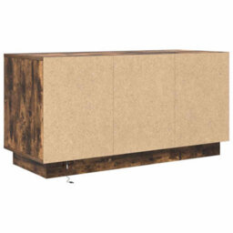 Berkfield Tv Cabinet With Led Lights Smoked Oak 100X41X50 Cm - thumbnail 9
