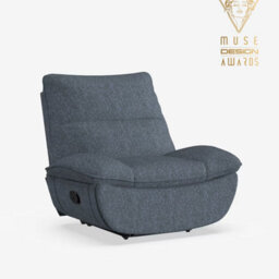 Flexispot Manual Electric Recliner Chair With Adjustable Footrest Lotus Basic In Navy Blue - thumbnail 5