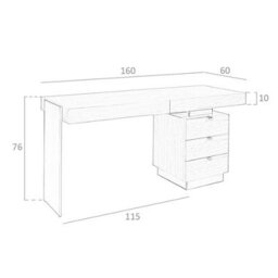 Angel Cerda Elegant Walnut Desk With Dark Steel Legs For Modern Offices - thumbnail 7