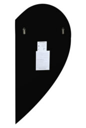 Mirroroutlet The Lunae Frameless Semi Wing Wall Mirror 120 X 60Cm Left - thumbnail 3