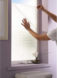 Light Enhancing Glass Window Frosted Bathroom Bedroom Hallway Kitchen Privacy Film - Measures 150 X 50Cm