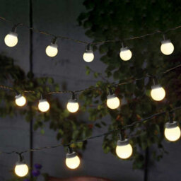Smart Solar 30X Solar Led String Lights - Multicoloured & Warm White Balls - thumbnail 3