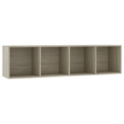 Berkfield Book Cabinet/tv Cabinet Sonoma Oak 143X30X36 Cm - thumbnail 2