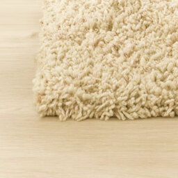 Uetian Light Beige Small Rug Plush Thick 5Cm Dense Pile Entryway Bedroom Carpet (60X110) - thumbnail 3