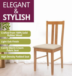 Hallowood Furniture Ledbury Light Oak Drop Leaf Dining Table With 4 Aston Chairs - thumbnail 5