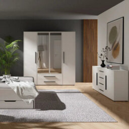 Arte Maxione 02 Chest Of Drawers 150Cm - White, Spacious Storage With Clean Lines - thumbnail 4