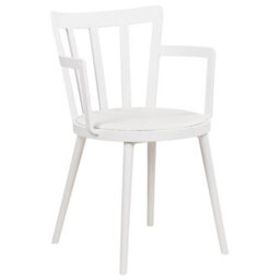 Beliani Set Of 4 Dining Chairs Morill White - thumbnail 4