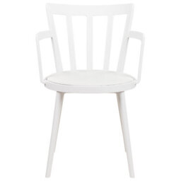 Beliani Set Of 4 Dining Chairs Morill White - thumbnail 5
