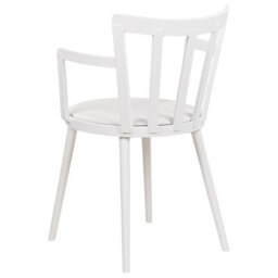 Beliani Set Of 4 Dining Chairs Morill White - thumbnail 6