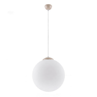 Sollux Lighting Ugo Steel/glass Taupe 1 Lights Minimalist Pendant Lamps - image 1