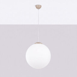 Sollux Lighting Ugo Steel/glass Taupe 1 Lights Minimalist Pendant Lamps - thumbnail 2