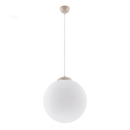Sollux Lighting Ugo Steel/glass Taupe 1 Lights Minimalist Pendant Lamps