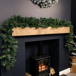 Samuel Alexander 2.7M Green Christmas Garland With Pine Cones And Mixed Needles - thumbnail 3