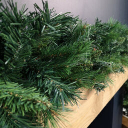 Samuel Alexander 2.7M Green Christmas Garland With Pine Cones And Mixed Needles - thumbnail 5